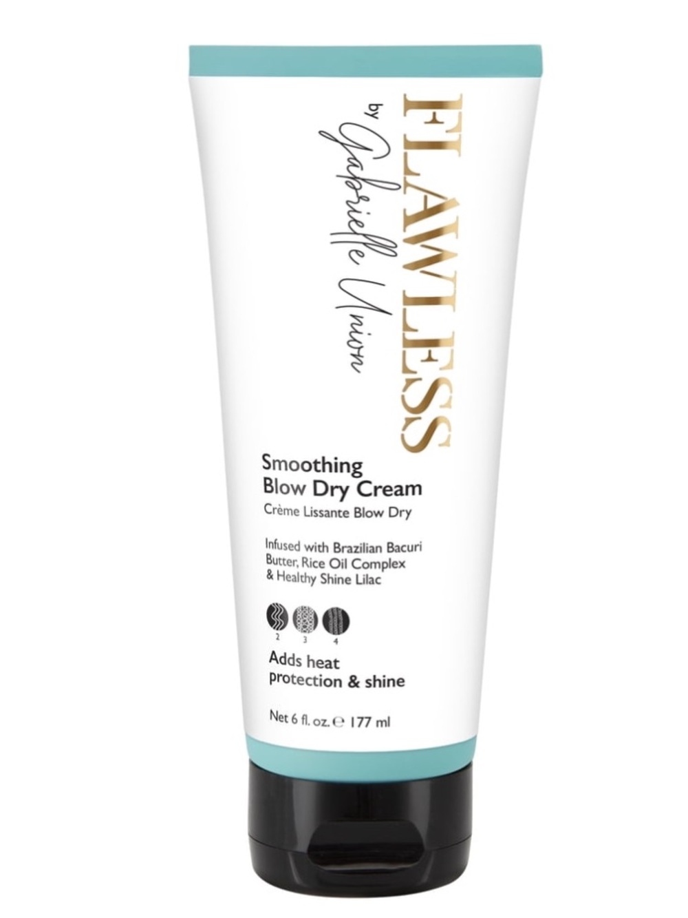 Flawless by Gabrielle Union Smoothing Blow Dry Hair Cream 6oz BRAND NEW